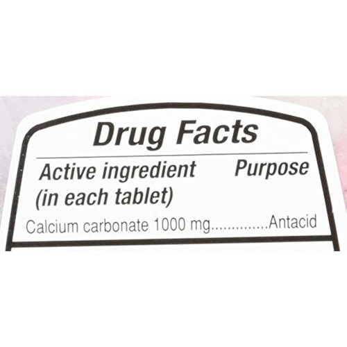 Kirkland Signature Chewable Antacid / Calcium Supplement 1000mg 265 ct - 2pk - Picture 4 of 5