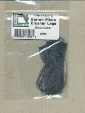 Chicone's Barred Micro Crusher Legs - black / clear CRM9