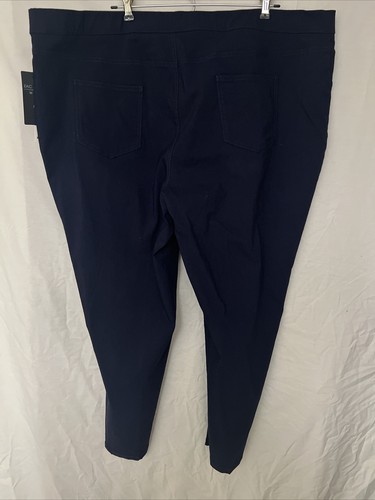 Pantalones al tobillo Zac & Rachel, no es solo un legging, talla 24W, azul marino nuevos con etiquetas - Imagen 9 de 13
