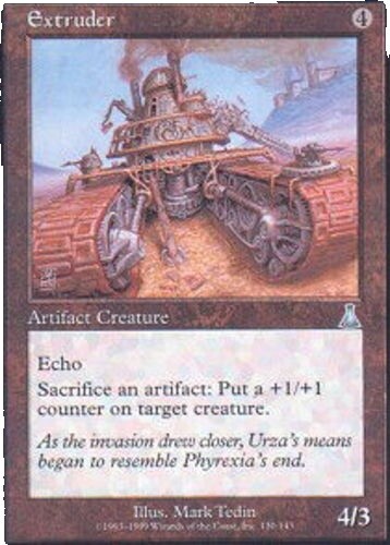 MTG Yavimaya Hollow - Foil #9940, Moderate Play, English Urza's