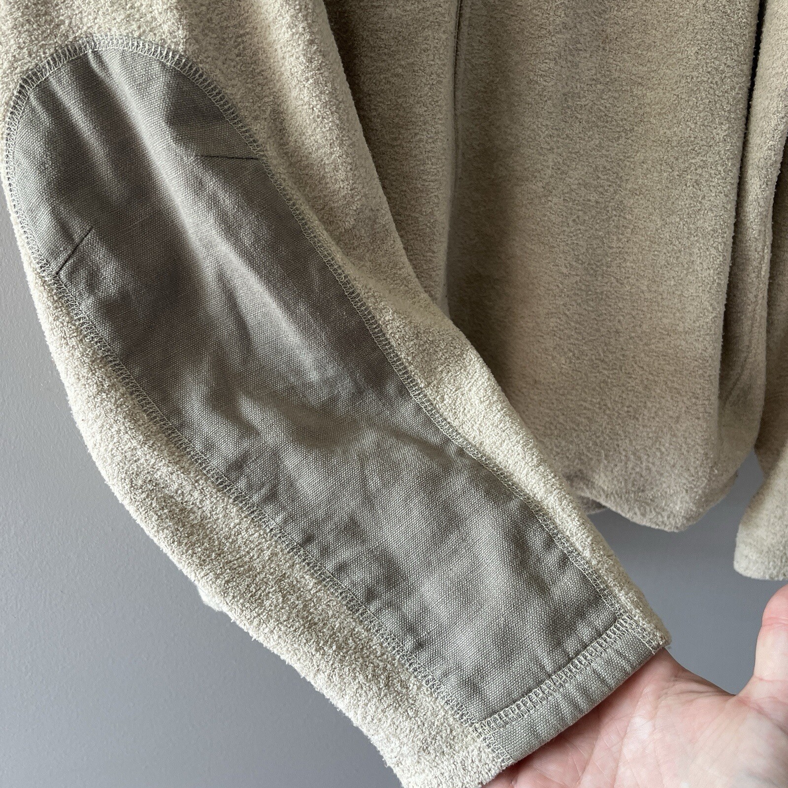 Kavu Tan Full Zip Basic Sweater Jacket Two Tone T… - image 4