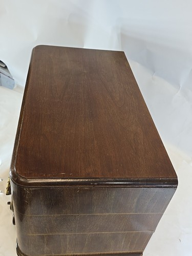 1940 Montgomery Wards Airline 04WG-568A Shortwave Broadcast 5 Tube Radio Wood - Picture 13 of 24