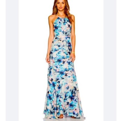 PARKER Revolve Grady Maxi Dress in Floreale watercolor boho dress size S |  eBay