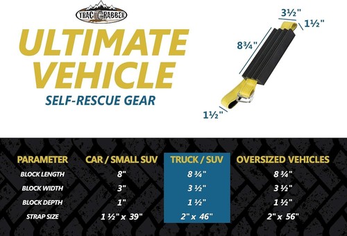 Durable Tire Traction Device for Trucks & SUVs - 2 Pack for Winter Emergencies - Picture 8 of 8