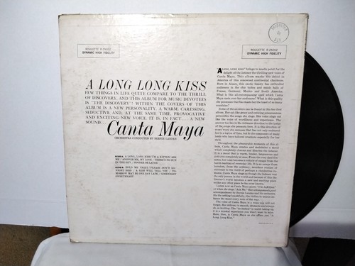 CANTA MAYA A LONG, LONG KISS 1958 R-25052 12" VINYL RECORD - Picture 3 of 8