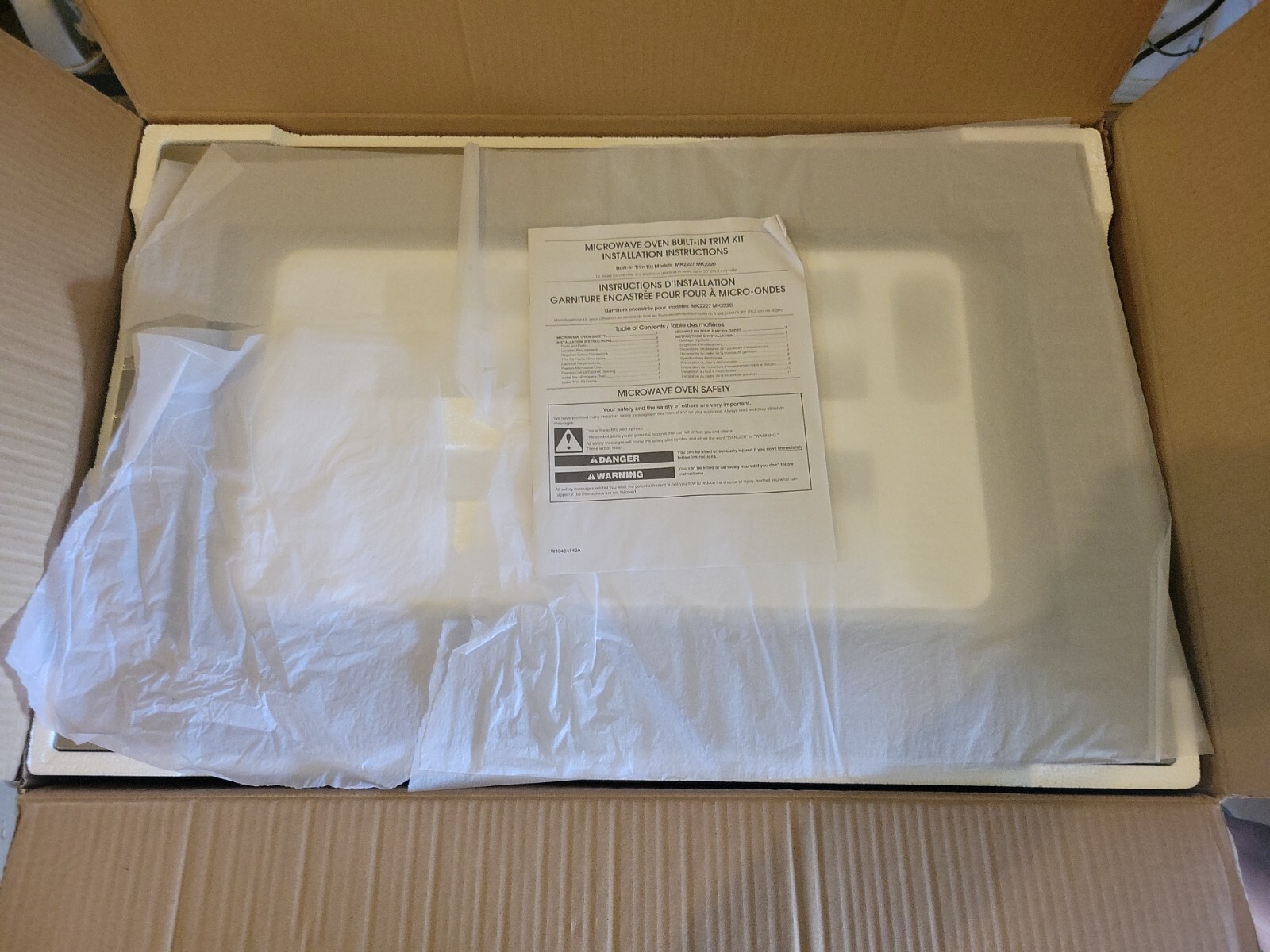 Whirlpool KitchenAid MK2220AZ Microwave 30" Trim Kit. 883049459080 eBay