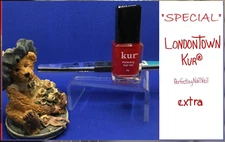 KUR BY LONDONTOWN PERFECTING NAIL VEIL SHEER RED TINT #8 0.4 OZ NWOB + GIFT😂🎁