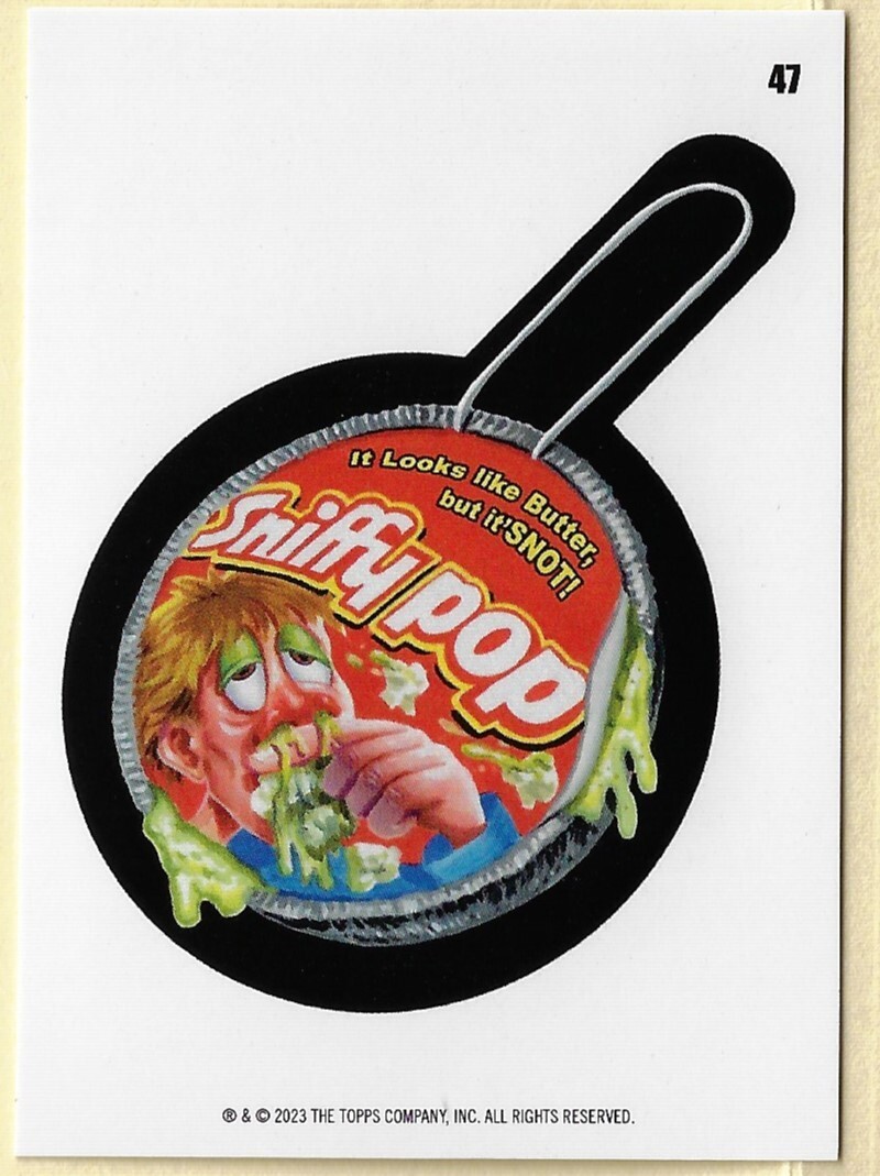 puts×espy 原画 レア 2023 TOPPS WACKY PACKAGES ALL NEW SERIES! SNIFFY POP CARD 47 | eBay