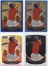 Lot of (32) Jacob Nottingham 2013 Bowman Draft COLOR Chrome RC's - HOU Astros C
