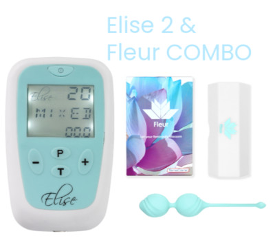 TensCare Elise 2 Inkontinenz Beckenbodentrainer + Fleur Kegel Toning Balls