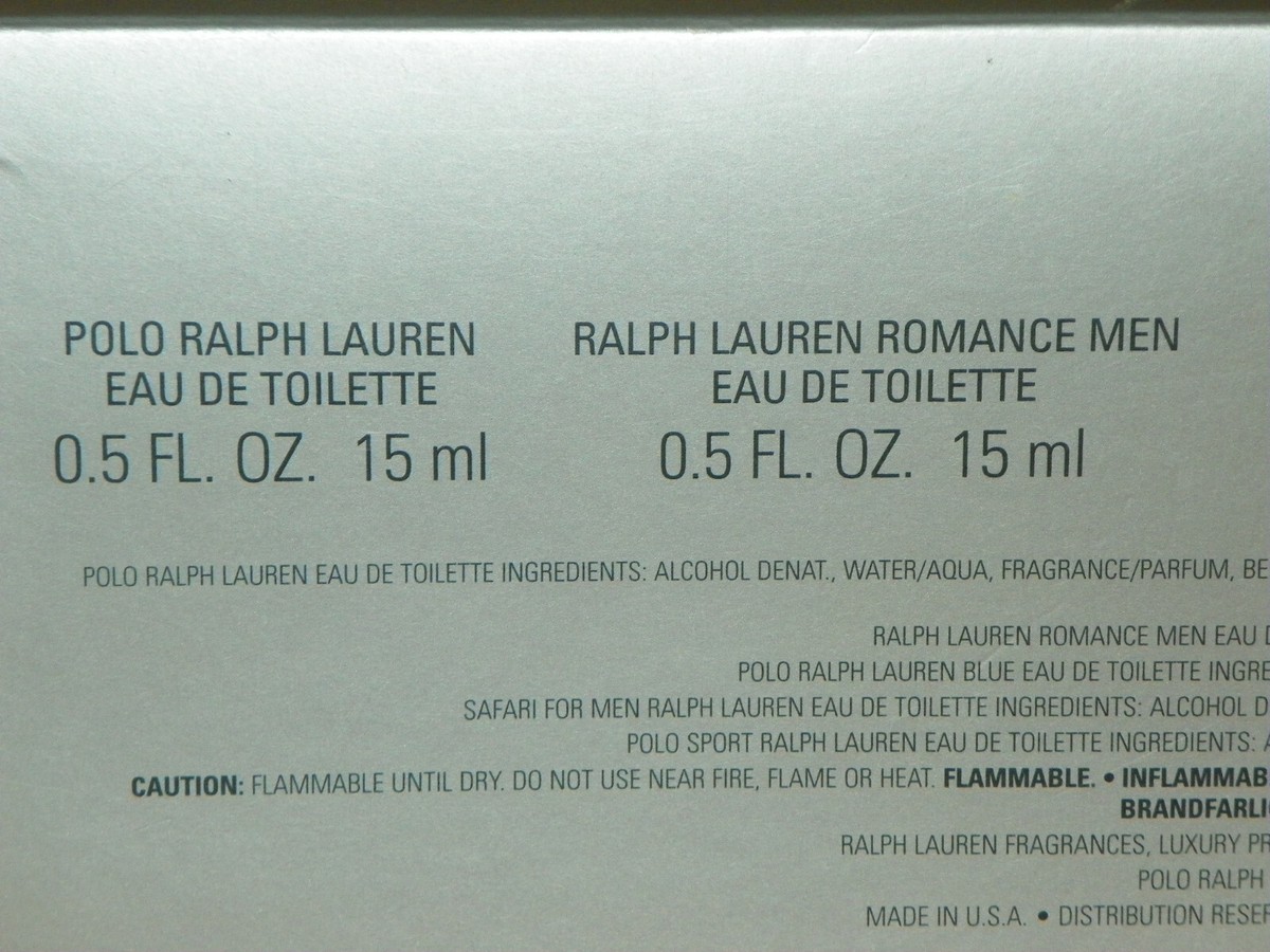 Polo Ralph Lauren Men's Fragrance Collection 5 Pc. 0.5 or 3 Polo Ralph Lauren Men's Fragrance Collection 5 Pc. 0.5 or 3