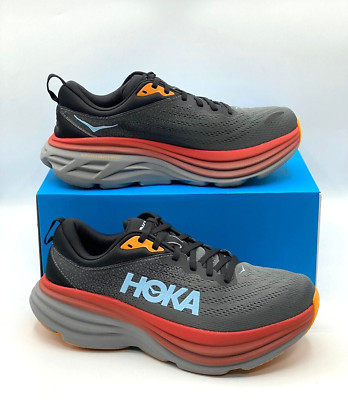 HOKA Men's Bondi 8 Anthracite/Castle Rock 1123202 - ACTL US 8.5 D