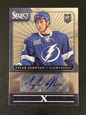Tyler Johnson 2013-14 Select Rookie Auto Youth Explosion Lightning YE-TJ