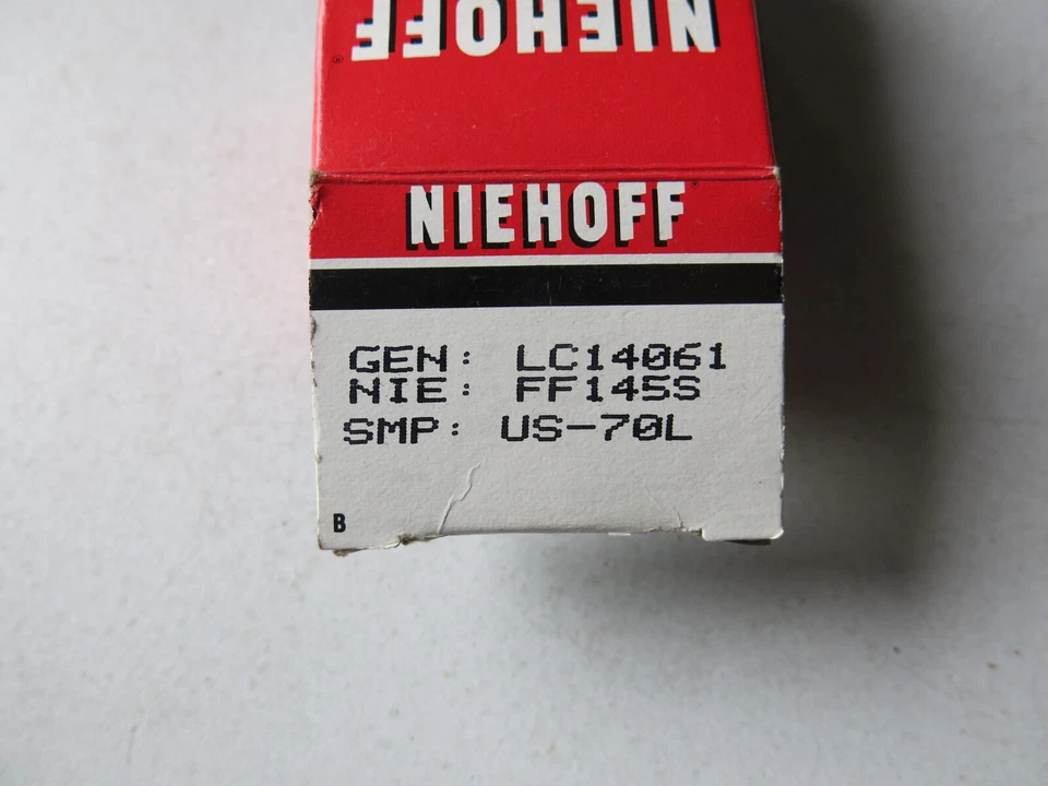 Cerradura de encendido cilindro-bloqueo/vaso y llave Niehoff FF-145S Foto 2 de 2