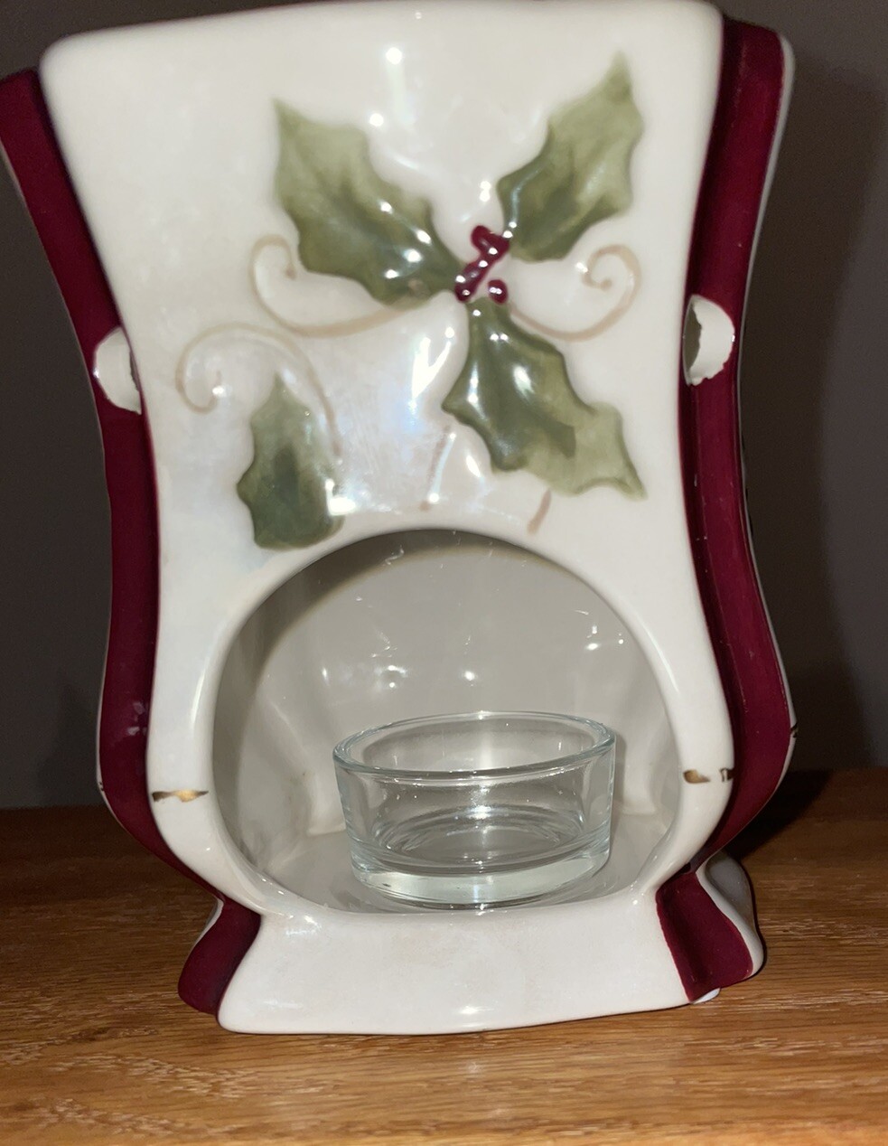 Yankee Candle Holly Candle Wax Melter eBay