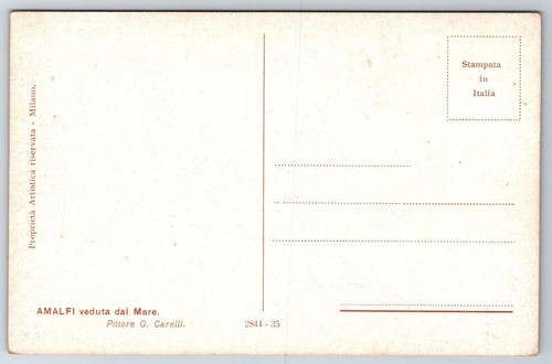 Cartolina Italia Costiera Amalfitana Vintage - Foto 2 di 2