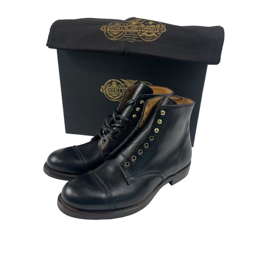 RRL Ralph Lauren New Livingston Benchmade In England Black Boot Size 10.5 NIB