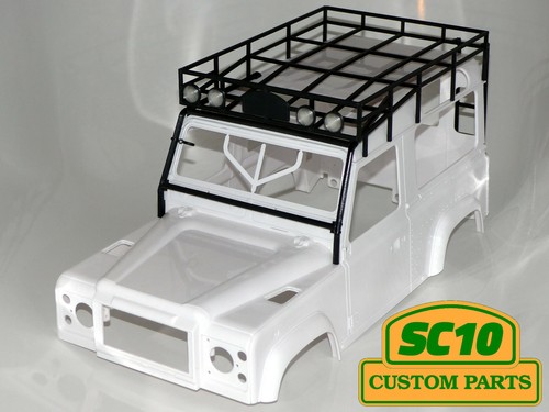 23004 Camel Trophy Dachgepäckträger+Rollcage für 1/10 RCWD Land Rover D90 - Bild 5 von 12
