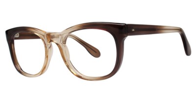 MODERN OPTICAL COSMO MEN'S PLASTIC EYEGLASSES 52-22-150 BROWN FADE W/ SOFT CASE