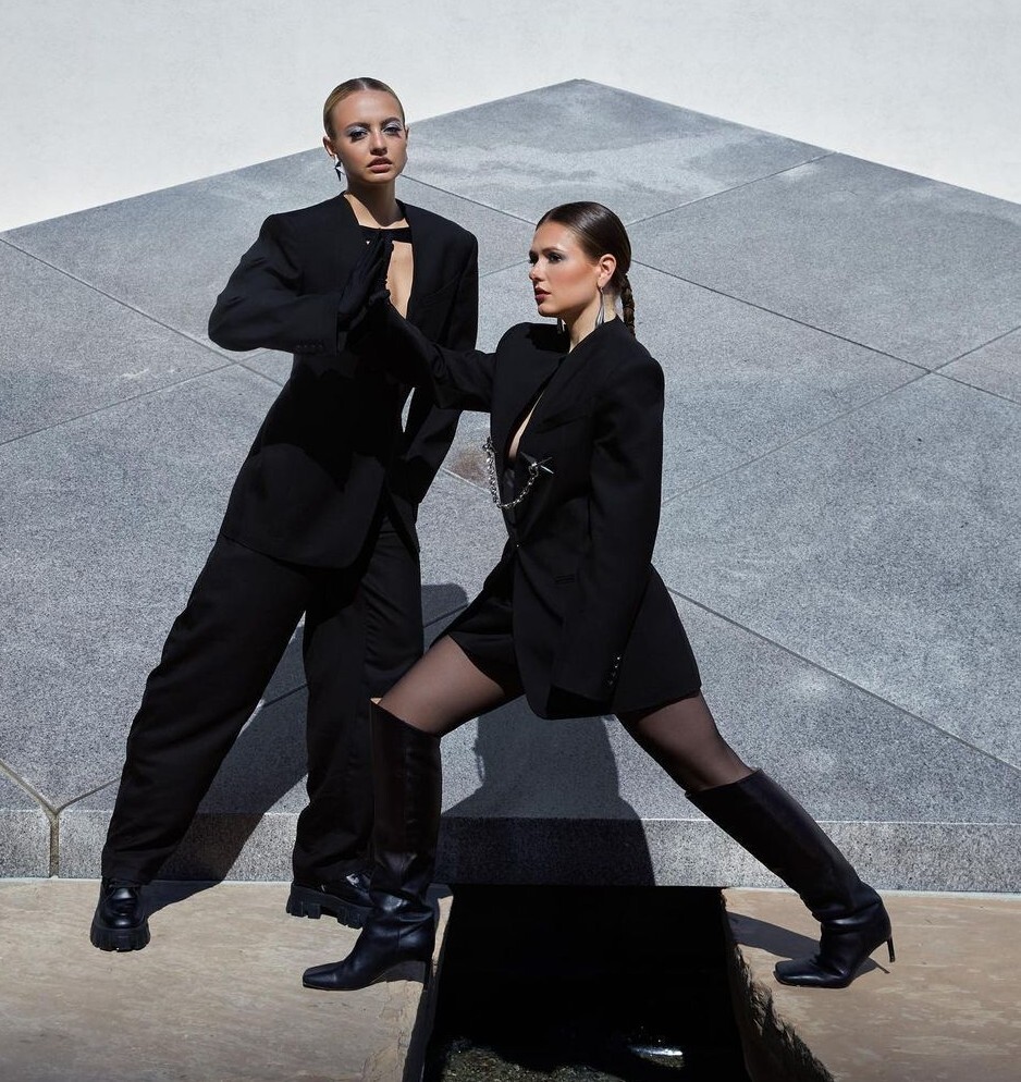 Mugler X H&M HM Oversized Wool Blazer Jacket Black Size Extra