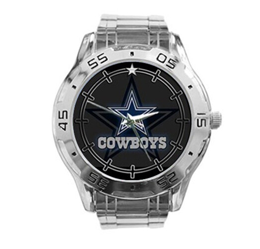 dallas cowboys stainless steel watch