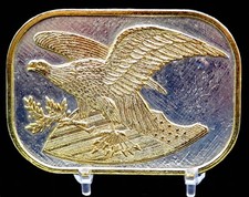 American Bald Eagle Shield Patriotic Vintage Belt Buckle