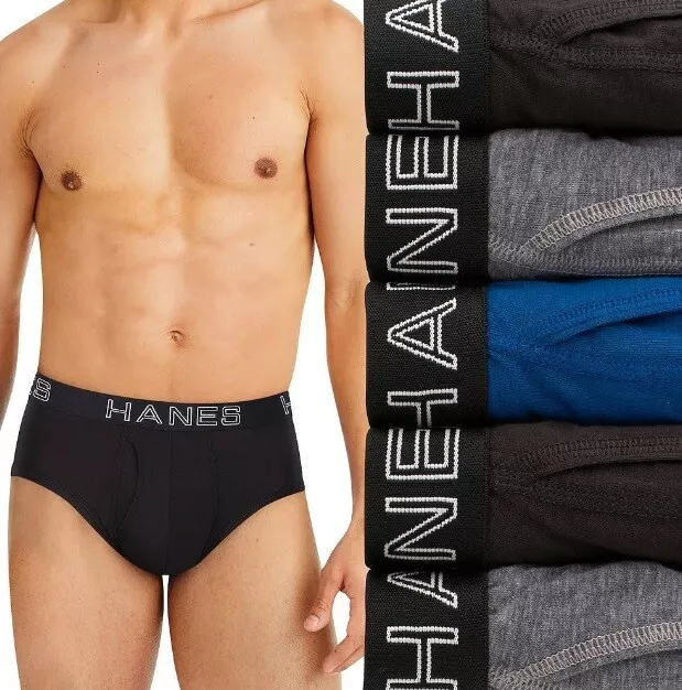 Hanes Men Boxer Breif Classic Style Tag Free| 100% Cotton|Comfort Flex  waistband| White Black & More