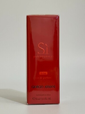 Giorgio Armani Si Passione Eclat EDP 0.5 fl oz/ 15 ml Travel Spray New with box