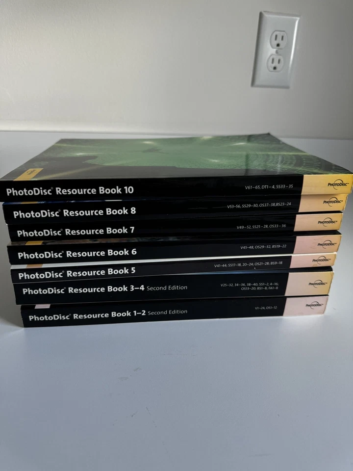 7 PhotoDisc Stock Photo Photography Resource Books Comping Discs 1-8, 10 - Image 2 of 4