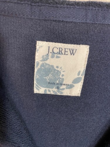 J. Camisa tejida de tela de felpa CREW para mujer talla S - Imagen 2 de 8