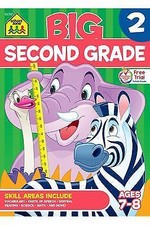 NEW  School Zone "BIG Second Grade" Workbook: Math Reading Home School Age 7-8