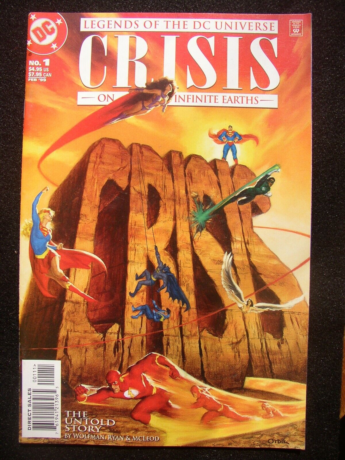 Crisis on Infinite Earths, DC Comic, 1, bagged