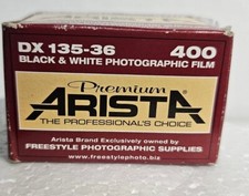New ARISTA ISO 400 DX 135-36 BLACK WHITE PHOTOGRAPHIC FILM-DATE 2011