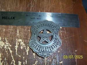 COPENHAGEN VALLEY REGULATORS BADGE