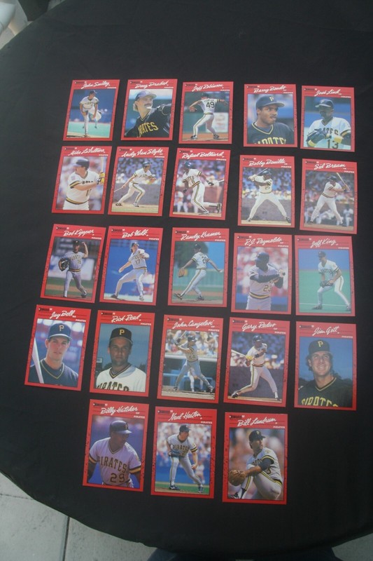 1990 Donruss 23 Card Lot Pittsburgh Pirates NM/M BONDS-BONILLA-DRABEK-VAN SLYKE