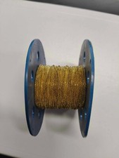 Rocca da 100 metri di catena a pallini diamantata 1.2 mm  Oro Nikel Free