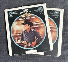 Urban Cowboy CED RCA SelectaVision VideoDisc 1981 John Travolta 2 Disc Set Works