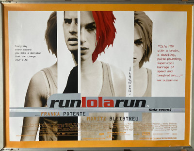 Cinema Poster: RUN LOLA RUN 1999 (Quad) Franka Potente Moritz Bleibtreu