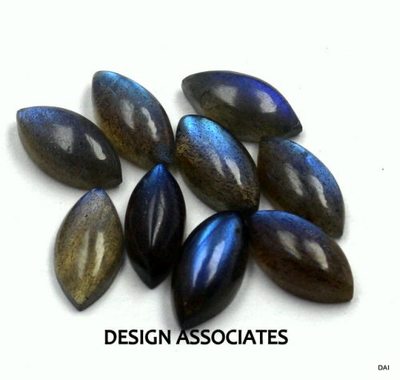 LABRADORITE RAINBOW EFFECT 20 x 10 MM MARQUISE CABOCHON CUT SOLD AS EACH