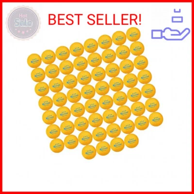 KEVENZ 60-Pack 3 Star Ping Pong Balls, 40+mm Advanced Table Tennis Ball, Bulk Ou