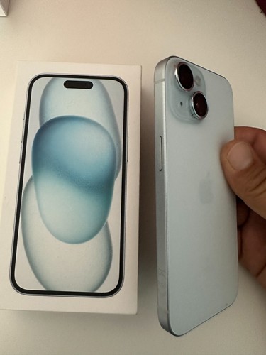 Apple iPhone 15 - 256GB - Blue (Unlocked) - Afbeelding 3 van 7
