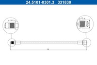 ATE 24.5101-0301.3 Bremsschlauch