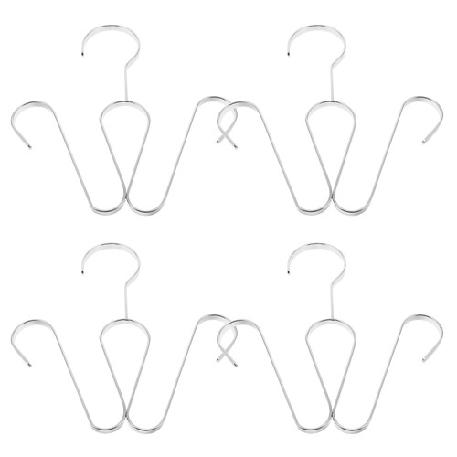 4PCS Shoe Organizer: Stainless Steel Shoe Drying Hanger Double Hook - Hanging - Bild 2 von 12