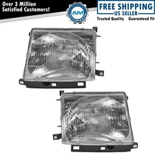 Headlight Assembly Set Driver & Passenger Side Fits 1997-2000 Toyota Tacoma