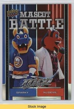 2025 Upper Deck MVP Mascot Battles Sparky The Dragon NJ Devil #MB-11 READ 1d0j