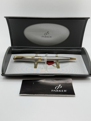 Parker Sonnet Sterling Silver Cisele Ballpoint Pen  Made in France