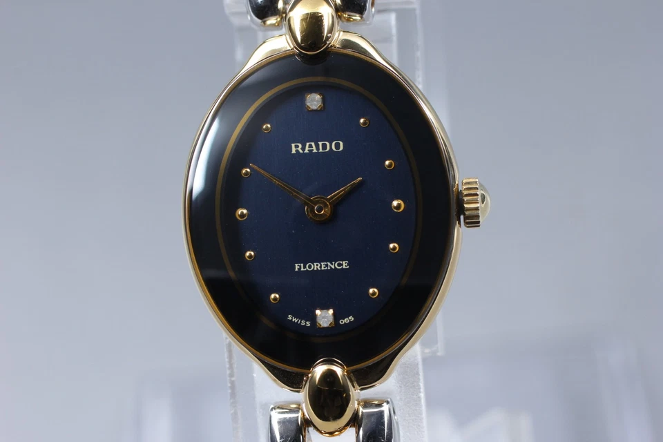 [Почти как новый] RADO Florence 153.3650.2 19 мм черный кварц женские часы из Японии - Изображение 4 из 4
