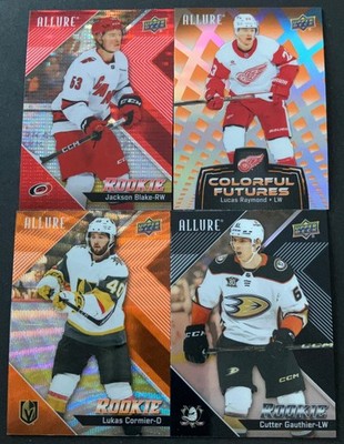 2024-25 Allure RC, Color Future-Flow, Black-Red Rainbow, Orange, Glitter Bomb