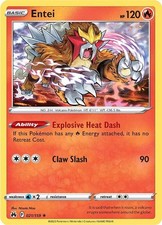 Entei Holofoil Holo Rare Crown Zenith 021/159 NM