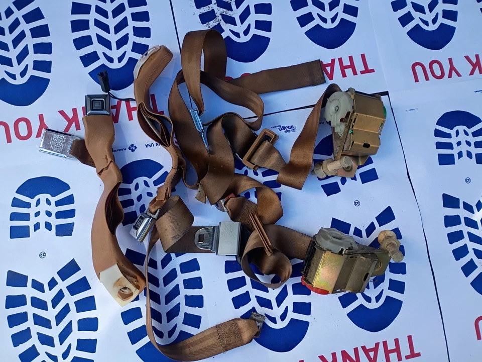 Juego completo de cinturón de seguridad Chevy Caprice Carmel 1980-1989 asiento de banco delantero Foto 4 de 4